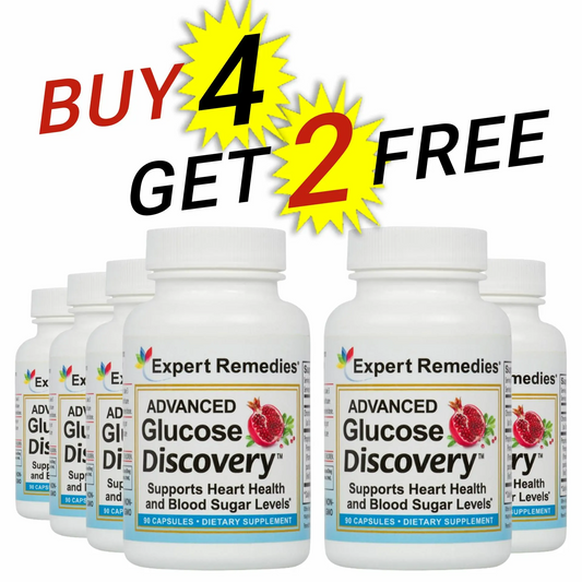 Buy 4 Bottles of Advanced Glucose Discovery  and get 2 FREE