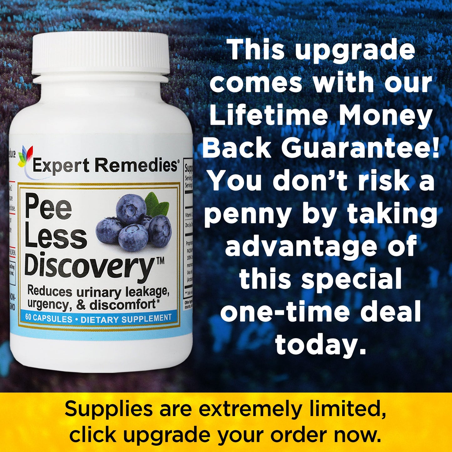 Pee Less Discovery 3 Bottles for $75